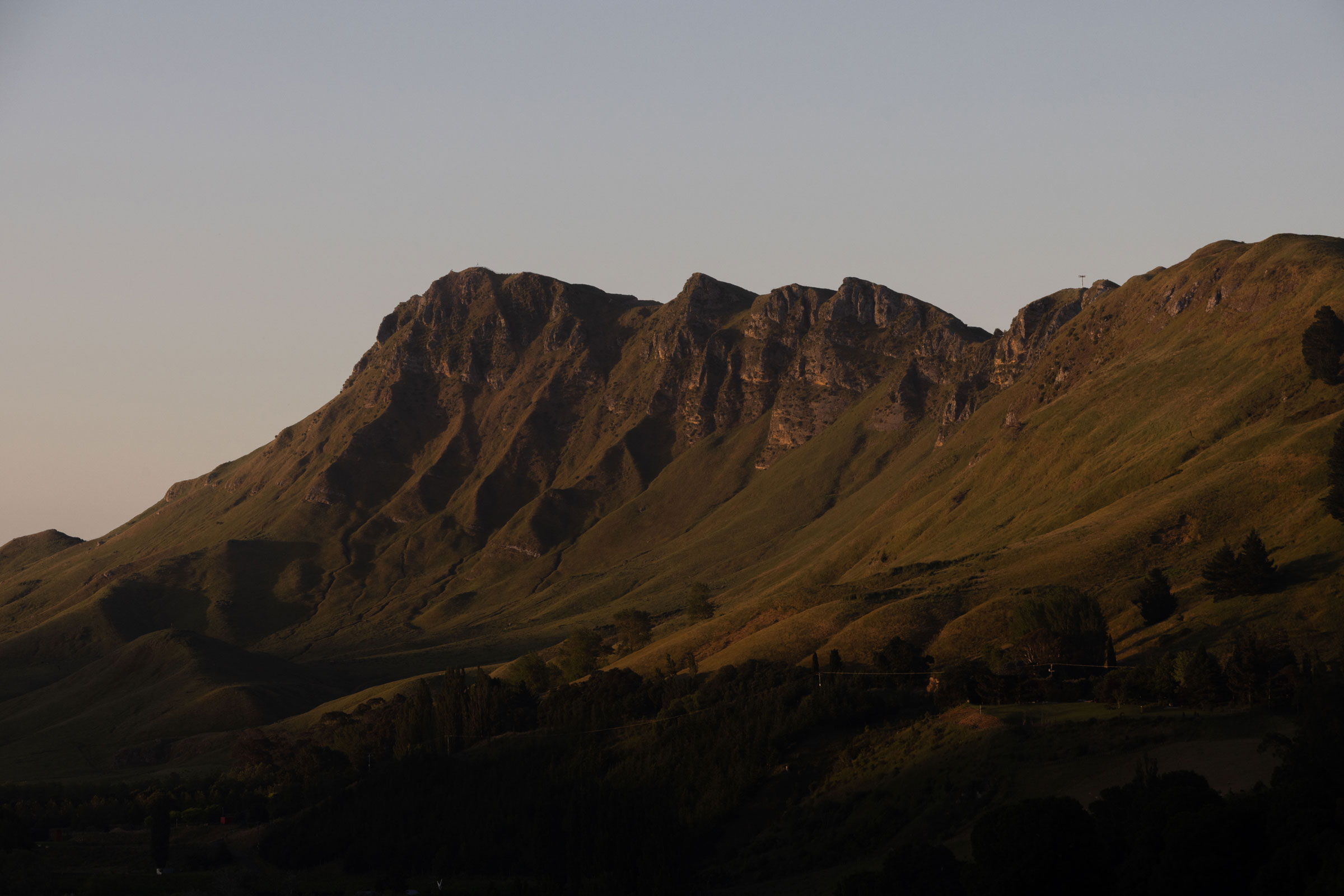 Te Mata Peak at dusk